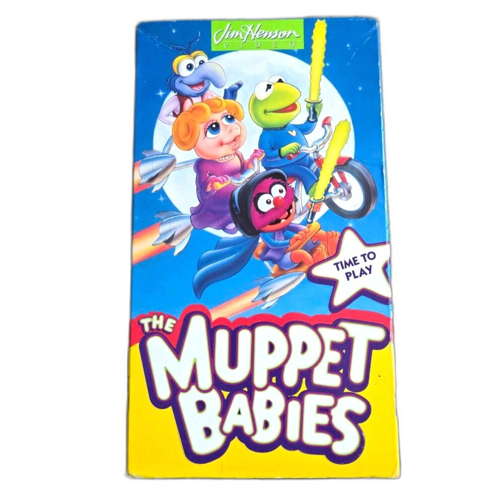 Muppet Babies: Time to Play 1993 VHS Jim Henson Children's Animation